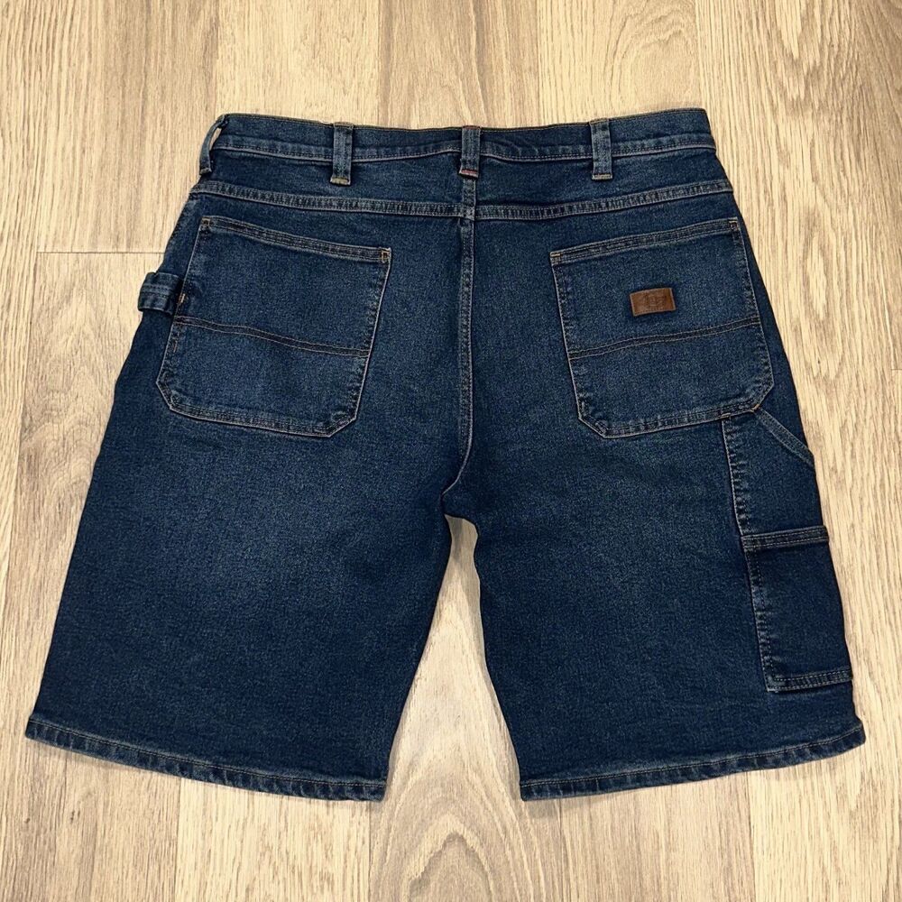 Dickies Denim Shorts Jorts Carpenter Cargo Size 36 (Tagged 38) 9" Inseam